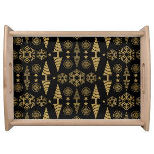  Art Nouveau Christmas Decoration Serving Tray