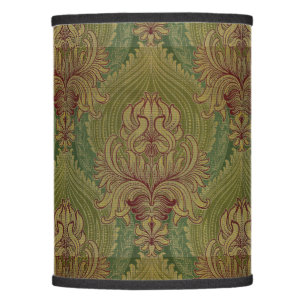 Art Nouveau Chrysanthemum & Artichoke Pattern Lamp Shade