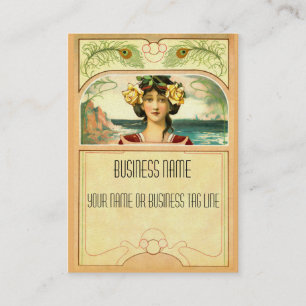 Art Nouveau Chubby Biz Card