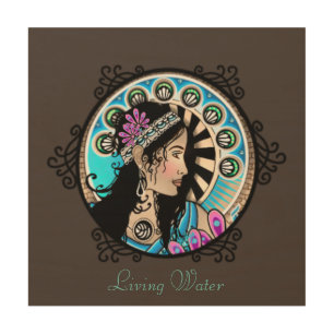 Art Nouveau Circle Painting Samaritan Woman