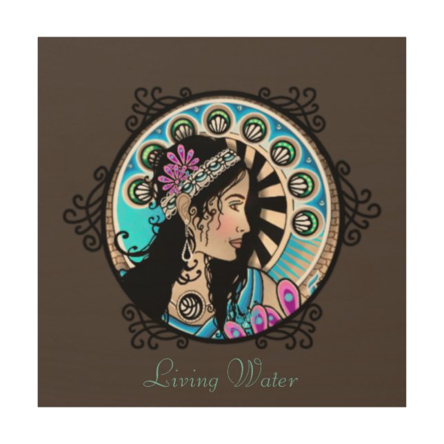 Art Nouveau Circle Painting Samaritan Woman (Front)