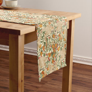 Art Nouveau Cockatoo Pattern by Walter Crane Short Table Runner