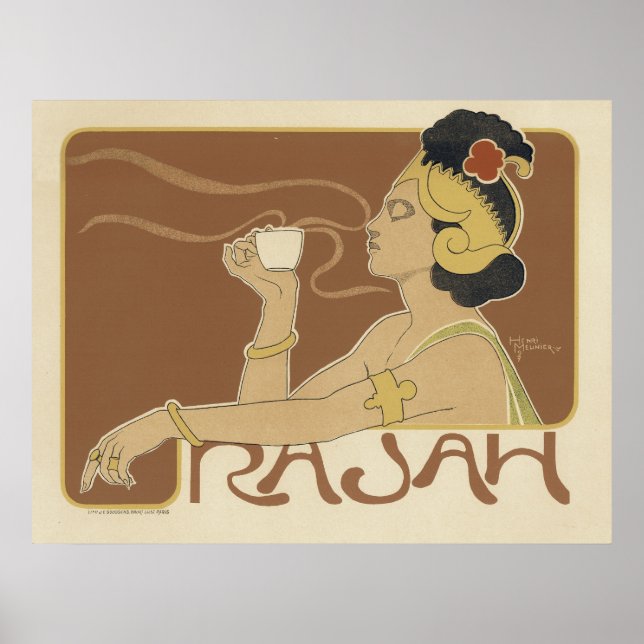 Art Nouveau Coffee Poster (Front)