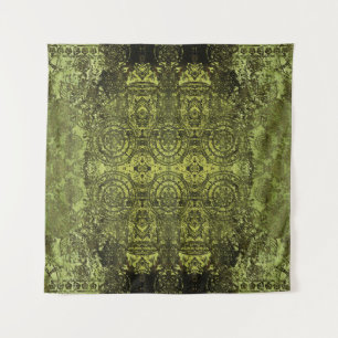 Art Nouveau: Colorful Vintage Ornament. Tapestry