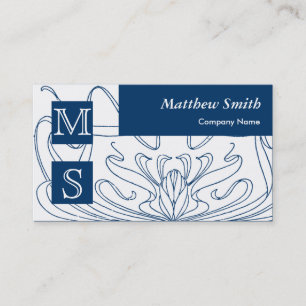 Art Nouveau Consultant Business Card