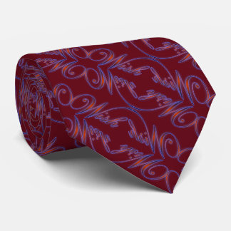 Art Nouveau (Cranberry) Neck Tie