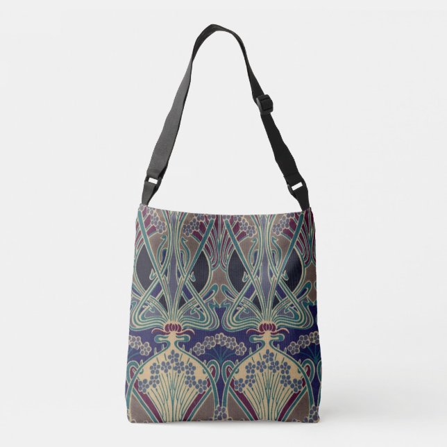 Art Nouveau Crossbody Tote (Back)