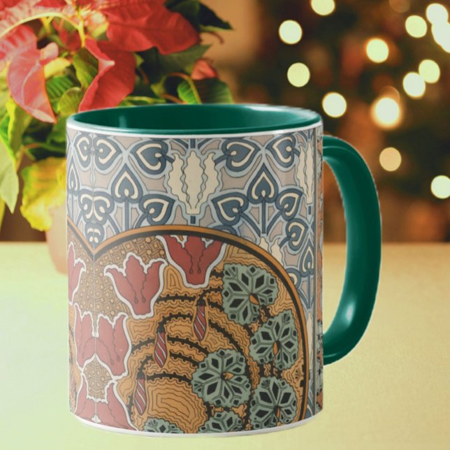 Art nouveau Cyclamen floral Eugene Grasset elegant Mug (Creator Uploaded)