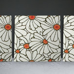 Art Nouveau Daisies Seamless white blue florals Ceramic Tile<br><div class="desc">This beautiful ceramic tile features a seamless floral pattern of daisies from the Art Nouveau era. The Art Nouveau movement was known for its intricate designs and organic shapes that were inspired by nature. The daisy flower symbolizes purity and innocence, making it a perfect gift for someone special. This tile...</div>