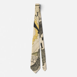 Art Nouveau Dancer Jane Avril by Toulouse Lautrec Tie