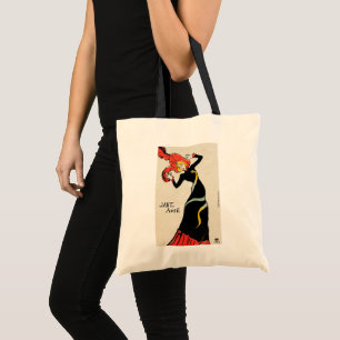 Art Nouveau Dancer Jane Avril by Toulouse Lautrec Tote Bag