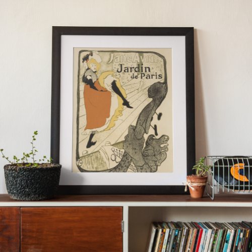Art Nouveau Dancer Jane Avril Toulouse Lautrec Poster