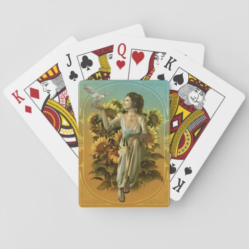 Art Nouveau Daytime Playing Cards