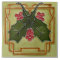 Art Nouveau Deco Holly Berries Christmas Repro