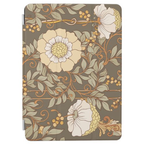 Art Nouveau Decorative Floral Vintage iPad Air Cover