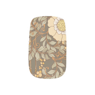Art Nouveau: Decorative Floral Vintage. Minx Nail Art