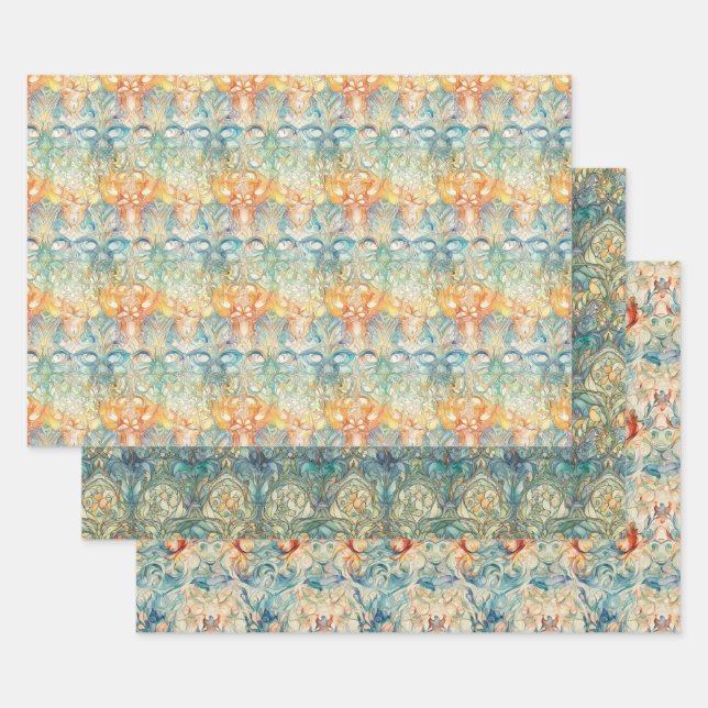 ART NOUVEAU DECOUPAGE DECORATIVE PAPER (Set)
