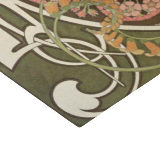 Art Nouveau Decoupage Paper Zazzle