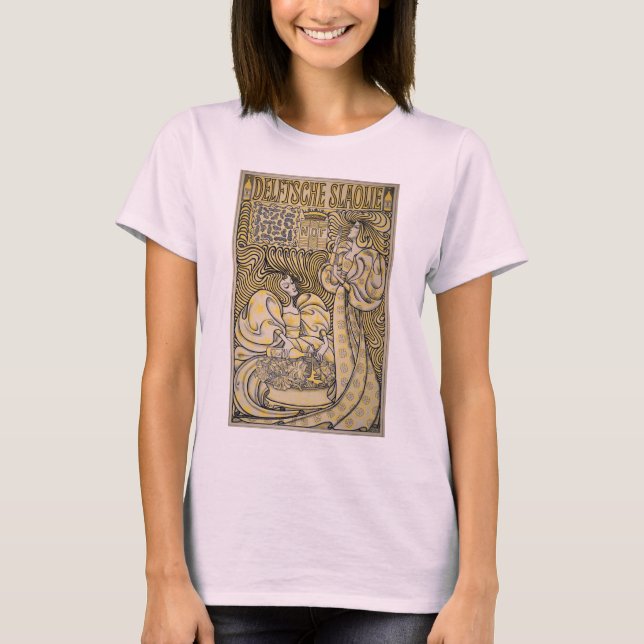 Art Nouveau Delftsche Slaolie Delft T-Shirt (Front)
