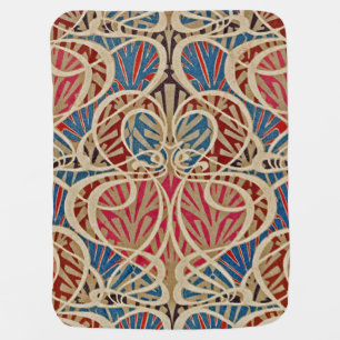 Art Nouveau Design #10 at Emporio Moffa Baby Blanket
