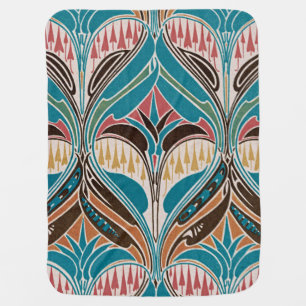 Art Nouveau Design #11 at Emporio Moffa Stroller Blanket