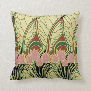 Art Nouveau Design #1 Throw Pillow