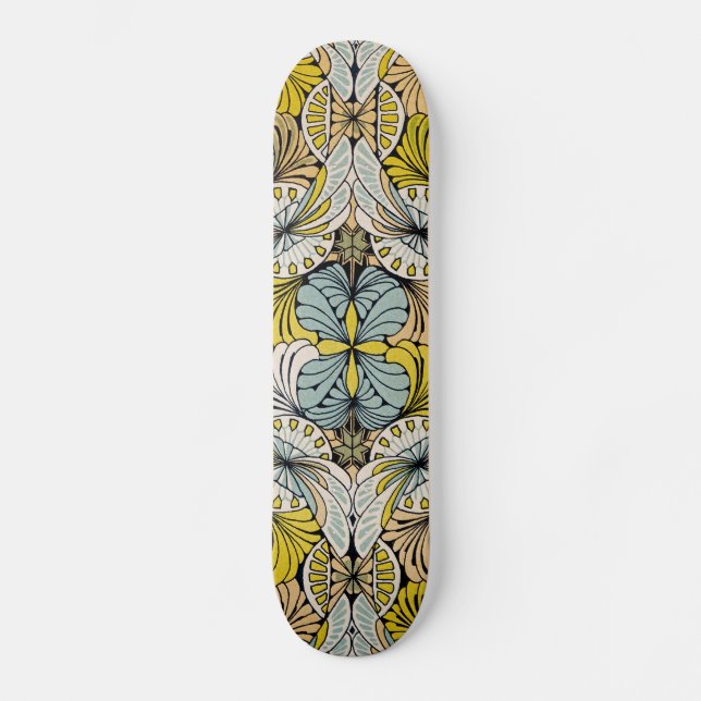 Art Nouveau Design #4 @ VictoriaShaylee Skateboard Deck (Front)