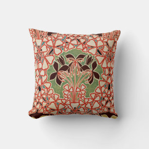 Art Nouveau Design #6 @ VictoriaShaylee Throw Pillow