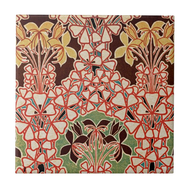 Art Nouveau Design #6 @ VictoriaShaylee Tile (Front)