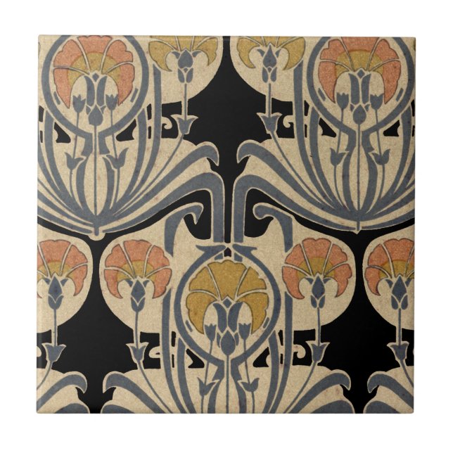 Art Nouveau Design #7 @ VictoriaShaylee Tile (Front)