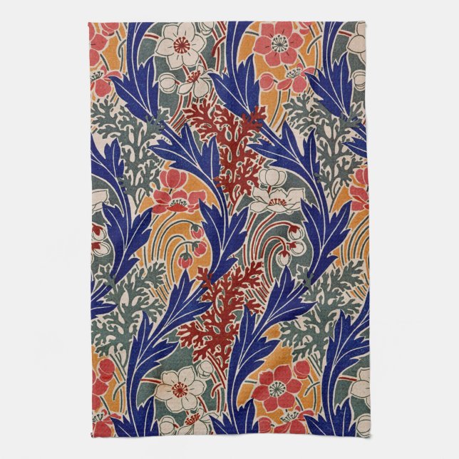 Art Nouveau Design #8 at Emporio Moffa Kitchen Towel (Vertical)