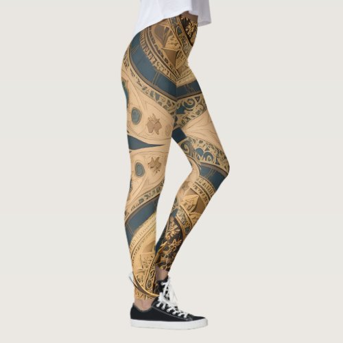 Art Nouveau design All_Over_Print Leggings