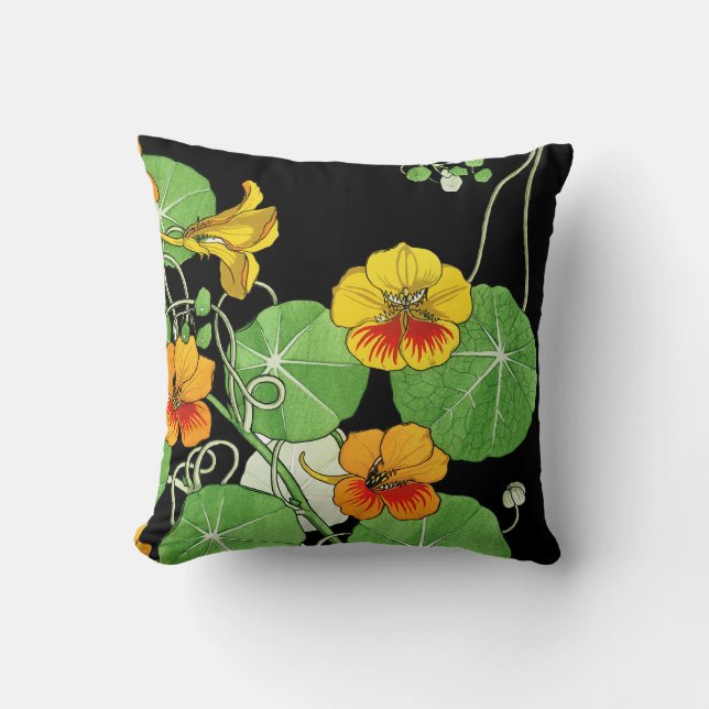 ARt Nouveau Design Throw  Pillow (Front)