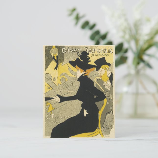 Art Nouveau, Divan Japonais by Toulouse Lautrec (Standing Front)