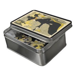 Art Nouveau, Divan Japonais by Toulouse Lautrec Jigsaw Puzzle