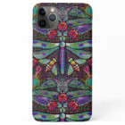 Art nouveau dragonfly damask case for iPhone X