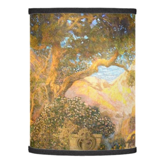 Art Nouveau Dream Garden by Maxfield Parrish Lamp Shade (Left)