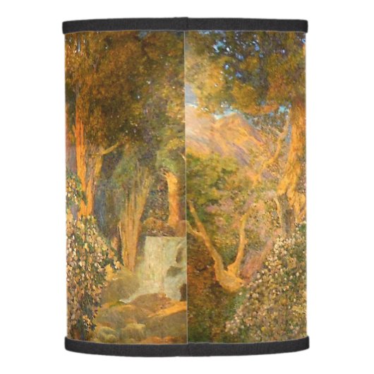 Art Nouveau Dream Garden by Maxfield Parrish Lamp Shade (Back)