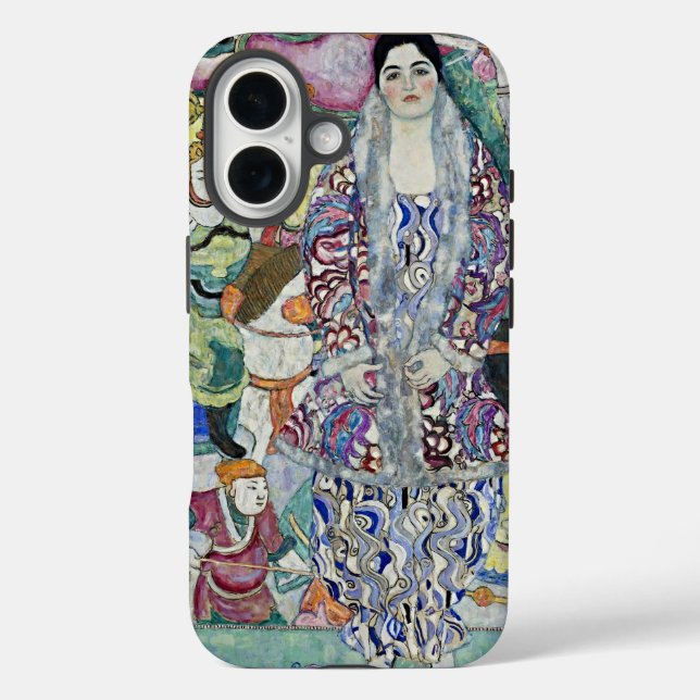 Art Nouveau Elegance: Klimt iPhone Case (Back)