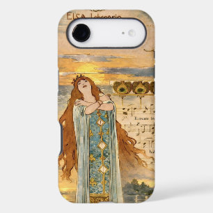 Art Nouveau Elsa Lohengrin Poster with Swans iPhone 17 Air Case