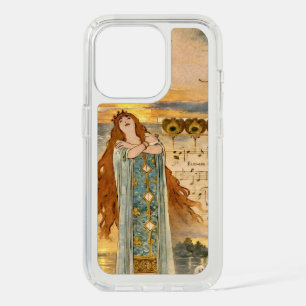 Art Nouveau Elsa Lohengrin Poster with Swans iPhone 15 Pro Case