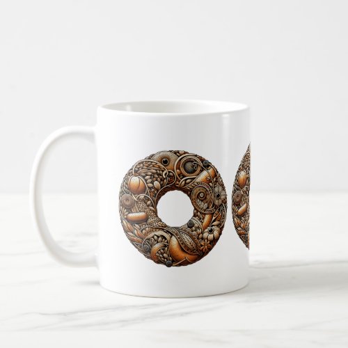 Art Nouveau Everything Bagel Coffee Cup