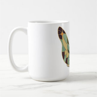 Art Nouveau Fairy Sticker Coffee Mug