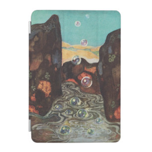 Art Nouveau Fantasy Bubbles in Canyon Decor iPad Mini Cover