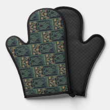 Art Nouveau Floral (Dark)