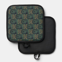 Art Nouveau Floral (Dark)