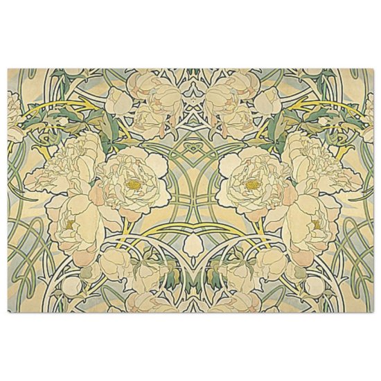 Art Nouveau Floral Decouage Paper