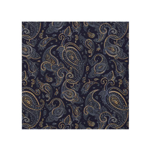 Art Nouveau Floral Denim Design