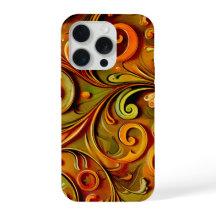 Art Nouveau floral design 