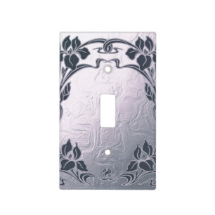Art nouveau,floral frame,vintage,victorian pattern light switch cover